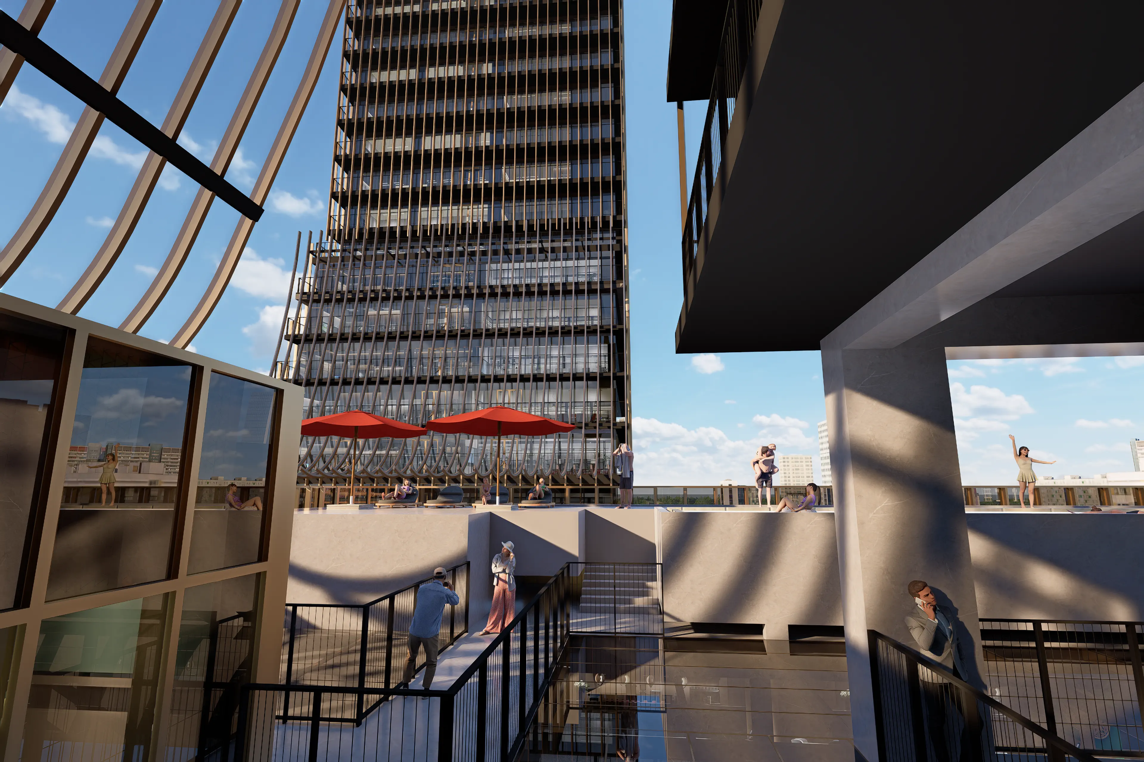 The Empire Commercial Space Visualisation - Architectural Exterior